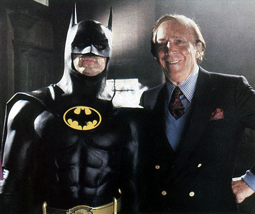 Bob Kane with Michael Keaton 1989 Bob Kane is officially credited with 