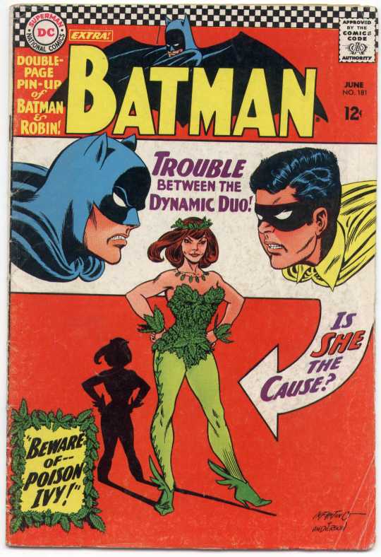  a Batman fan it's that this is the very first appearance of Poison Ivy