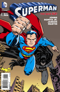 Superman #33 Batman 75th Variant Cover