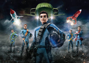 From ITV Studios / Pukeko Pictures / Weta Workshop Thunderbirds Are Go on ITV and CITV Pictured: Virgil, John, Scott, Gordon and Alan. This photograph is (C) ITV Plc and can only be reproduced for editorial purposes directly in connection with the programme or event mentioned above, or ITV plc. Once made available by ITV plc Picture Desk, this photograph can be reproduced once only up until the transmission [TX] date and no reproduction fee will be charged. Any subsequent usage may incur a fee. This photograph must not be manipulated [excluding basic cropping] in a manner which alters the visual appearance of the person photographed deemed detrimental or inappropriate by ITV plc Picture Desk. This photograph must not be syndicated to any other company, publication or website, or permanently archived, without the express written permission of ITV Plc Picture Desk. Full Terms and conditions are available on the website www.itvpictures.com For further information please contact: james.hilder@itv.com / 0207 157 3052
