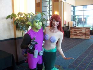 I want to read the fanfic where Beast Boy teams up with Ariel to fight Black Manta.
