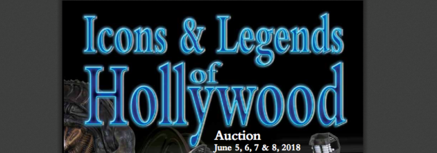ICONS & LEGENDS OF HOLLYWOOD  A Gallery Exhibit Of Extraordinary Props Costumes and Relics