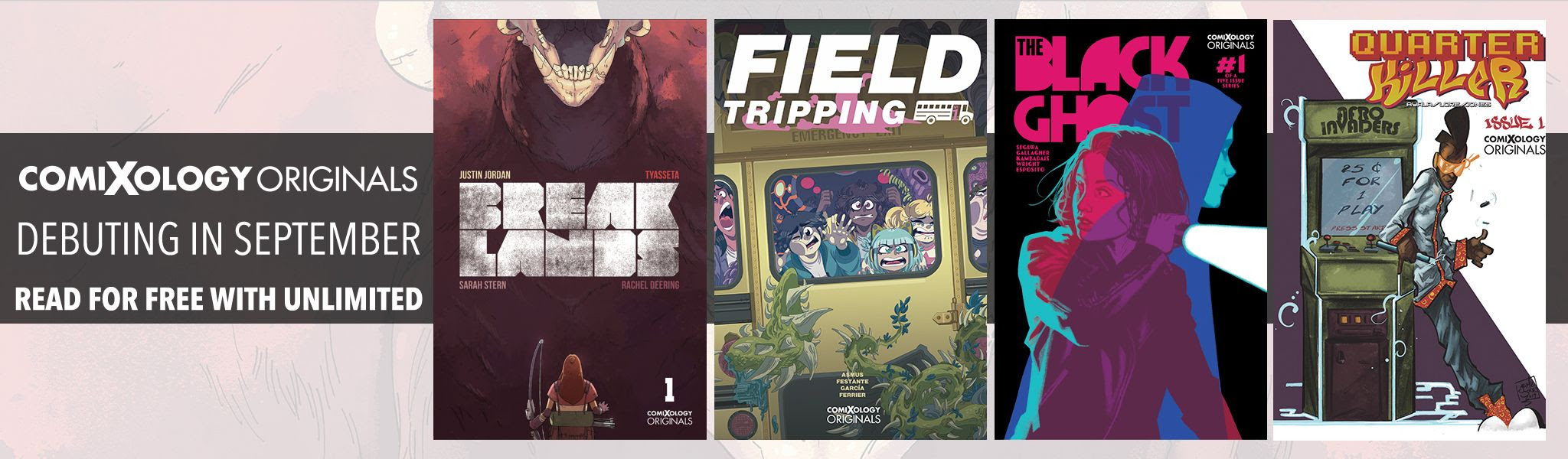 Four New Comixology Originals Coming In September!
